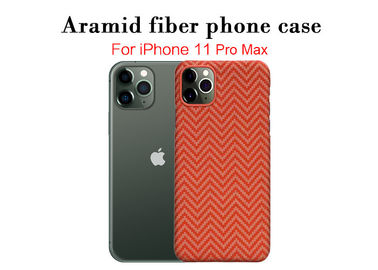 3D टच फीलिंग iPhone 11 प्रो मैक्स वाटरप्रूफ केस Aramid फाइबर फोन केस