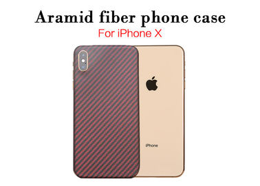 IPhone X के लिए जीरो सिग्नल इंटरफेरेंस Aramid Fiber Phone केस