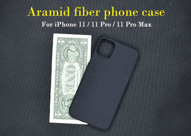 IPhone 11 प्रो मैक्स के लिए एयरोस्पेस ग्रेड Aramid फाइबर फोन का मामला