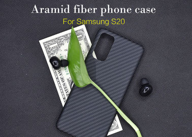Shockproof रियल Aramid फाइबर सैमसंग S20 फोन के मामले में