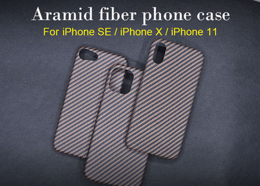 0.65 मिमी मोटाई गोल्ड Aramid फाइबर iPhone एसई निविड़ अंधकार मामले