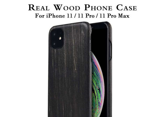 अनुकूलित पैटर्न IPhone 11 उत्कीर्ण लकड़ी के फोन के मामले में