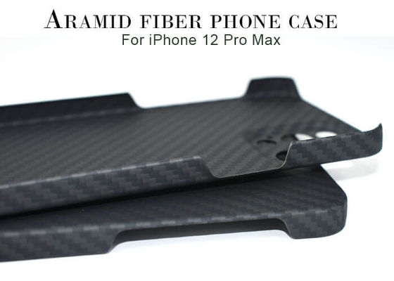 पूर्ण कैमरा सुरक्षा कार्बन मामले के साथ iPhone 12 प्रो मैक्स अरामाइड फाइबर केस