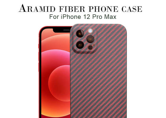 IPhone 12 प्रो मैक्स केवलर फोन केस के लिए कार्बन फाइबर केस Aramid फाइबर मोबाइल फोन के मामले: