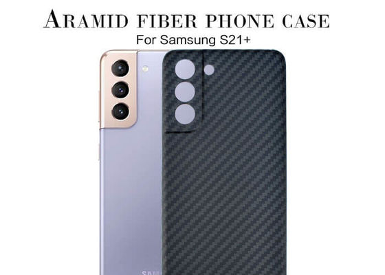 सैमसंग S21 प्लस कार्बन फाइबर केस के लिए टवील डिज़ाइन Aramid फोन केस