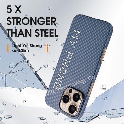 आईफोन 17 प्रो के लिए ग्लो इन द डार्क सुपर लाइट अरामाइड कार्बन फाइबर मोबाइल कवर