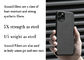 IPhone 11 प्रो टवील स्टाइल प्रोटेक्टिव फंक्शन के लिए मैट एरीम फाइबर फोन केस