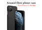 IPhone 11 प्रो मैक्स के लिए 0.65 मिमी मोटी हल्कापन Aramid फाइबर फोन का मामला