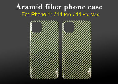 IPhone 11 के लिए शॉकप्रूफ ग्लॉसी फिनिश सरफेस कार्बन अरामिड फाइबर iPhone केस