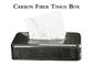 कार के लिए 3K ग्लॉसी कार्बन फाइबर टिशू पेपर बॉक्स