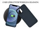 स्क्रैच रेसिस्टेंट मैट सरफेस ब्लू iPhone 12 Aramid कार्बन फाइबर केस